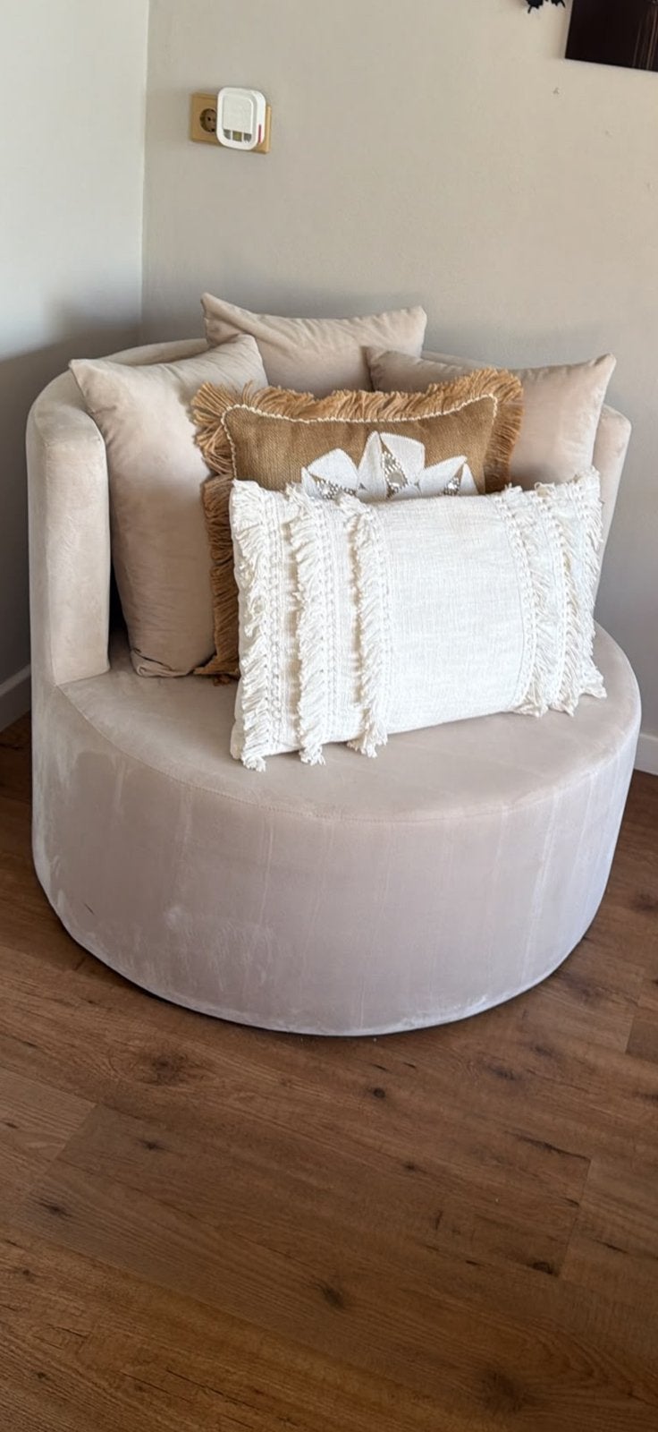 Loveseat beige, Huis en Inrichting, Ophalen