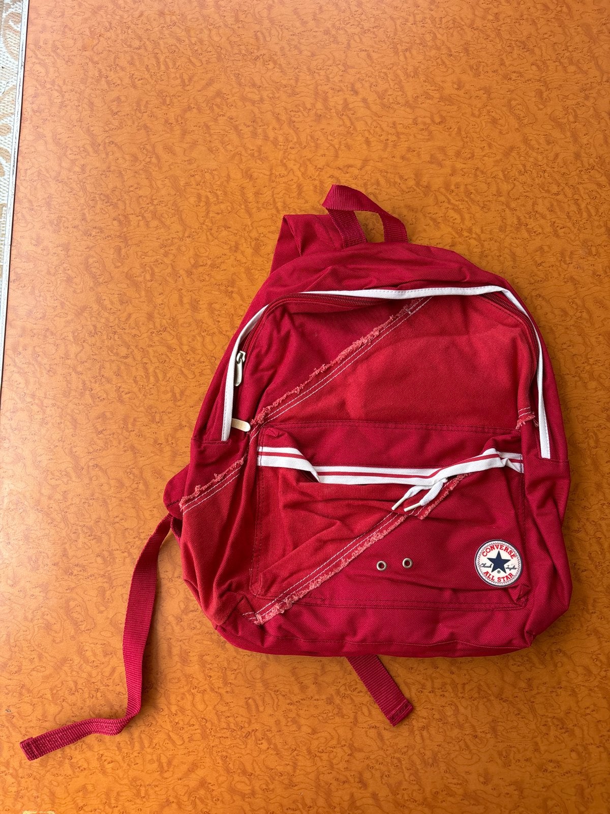 Converse All Star Rugzak Rood, Gebruikt, 25 tot 40 cm, Ophalen of Verzenden, Overige merken
