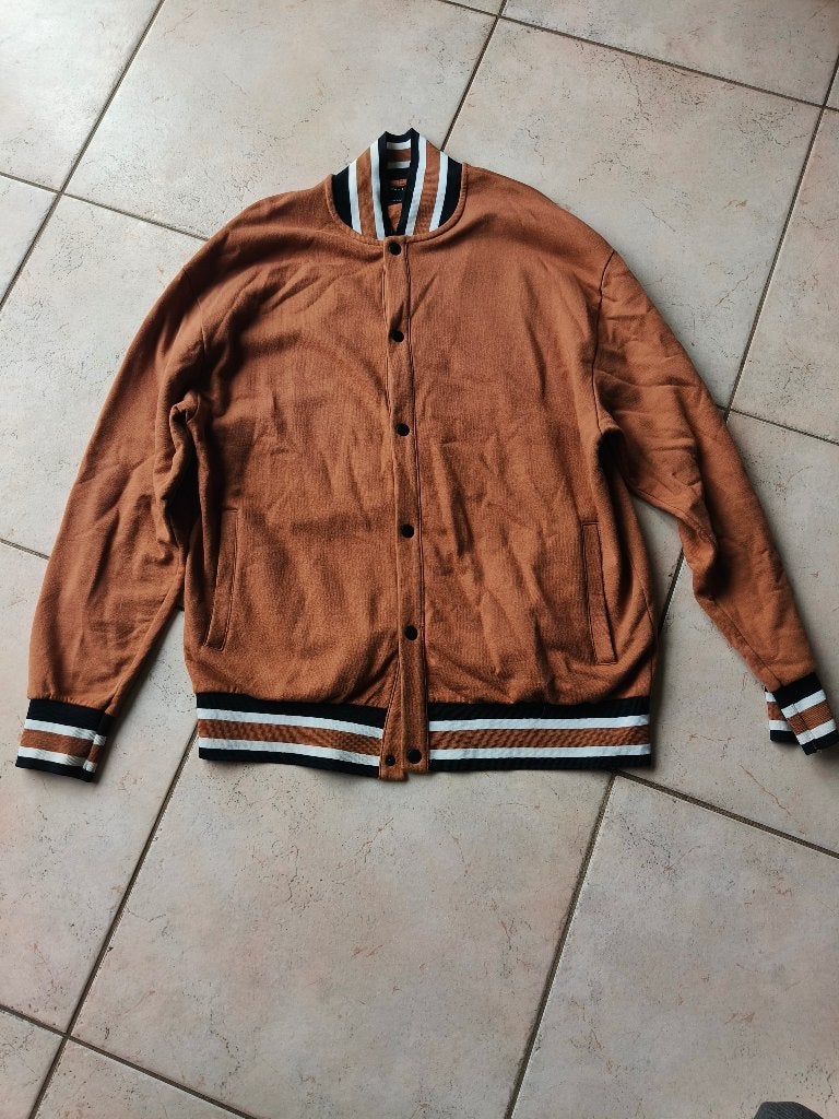 Brown ASOS Baseball Jacket, Kleding | Heren, Bruin, Ophalen of Verzenden, Zo goed als nieuw, Asos Design