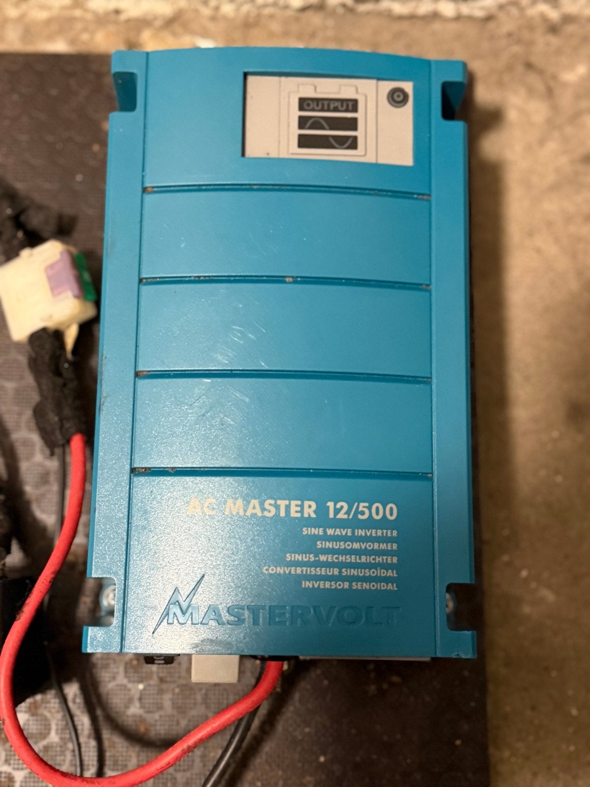 Mastervolt AC Master 12/500 Sinus Omvormer met Accuscheider, Ophalen of Verzenden, Gebruikt, Universele onderdelen