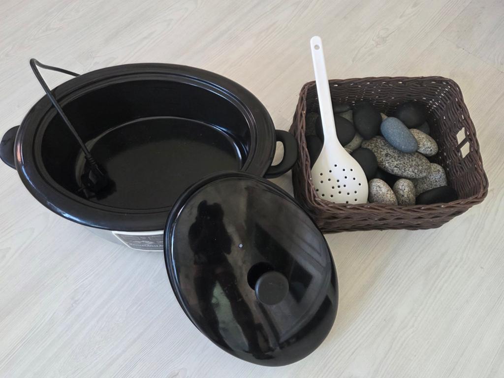 Professionele Hotstone Set incl. echte basaltstenen., Ophalen of Verzenden, Overige typen
