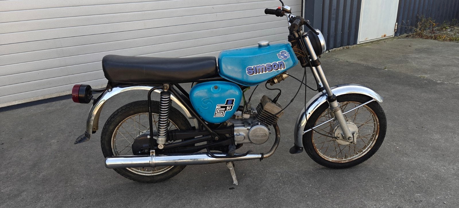 Simson S51N  1982 mooie staat, Fietsen en Brommers, Brommers | Oldtimers, Overige merken, Maximaal 45 km/u, 3 versnellingen, 49 cc