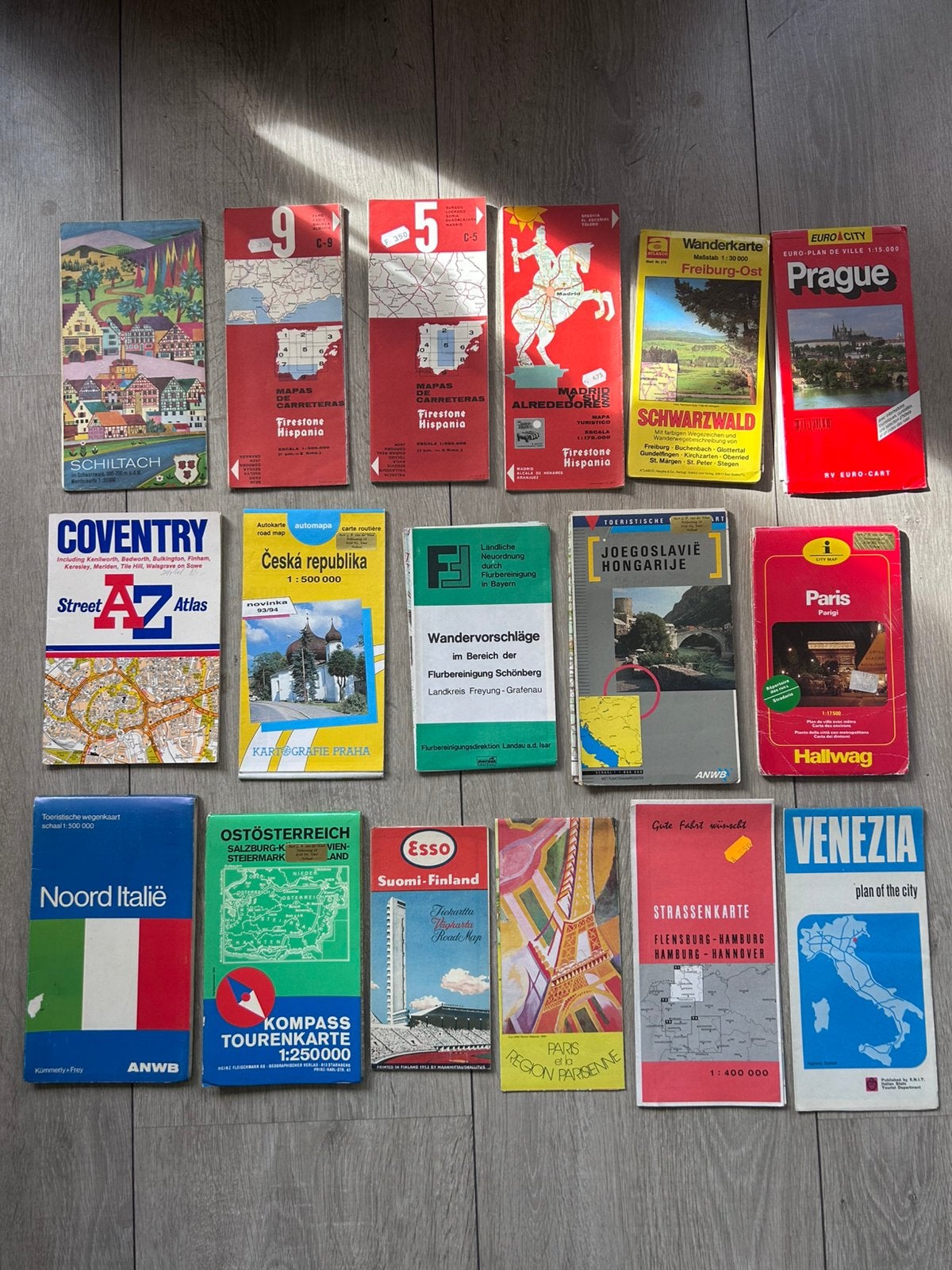 Assorti wegenkaarten., Gelezen, Frankrijk, Ophalen of Verzenden, Landkaart