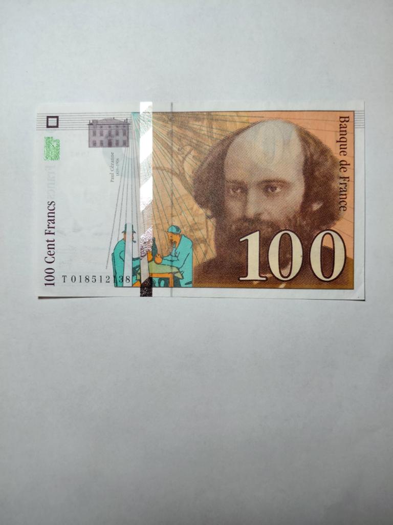 Frankrijk 100 francs 1997, Postzegels en Munten, Bankbiljetten | Europa | Eurobiljetten, Ophalen of Verzenden, Frankrijk, 20 euro