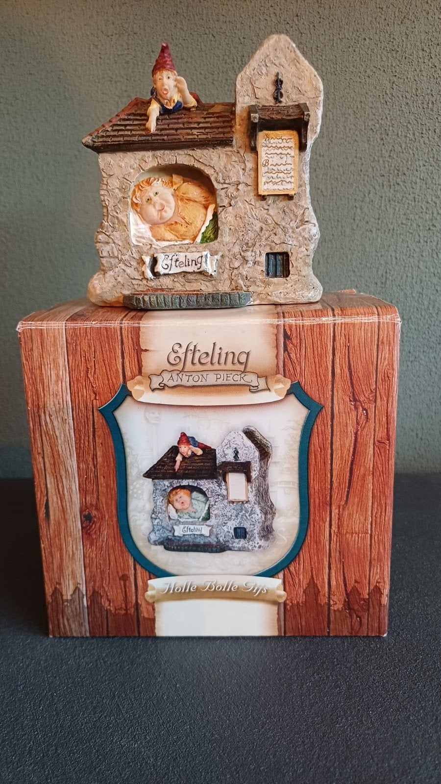 Efteling kerst huisje Holle Bolle Gijs, Verzamelen, Ophalen of Verzenden, Zo goed als nieuw, Beeldje of Poppetje