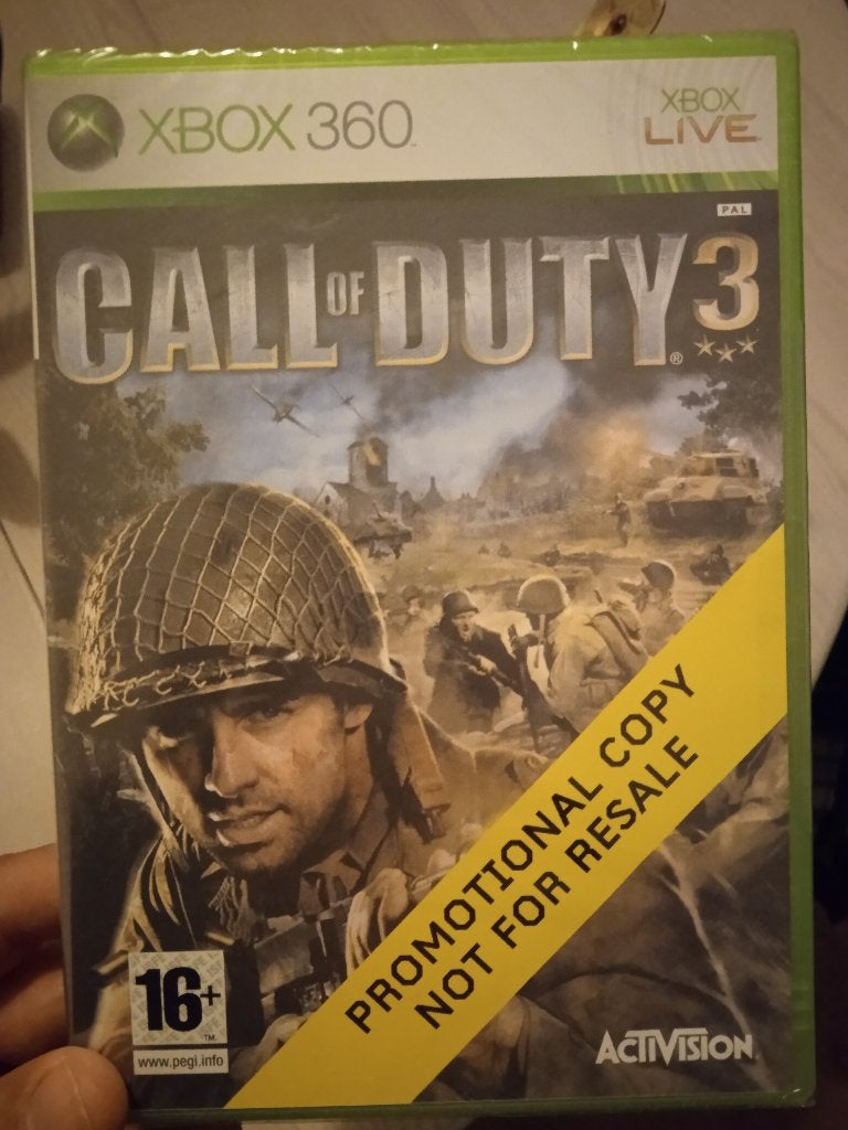 Call of duty 3 promotional copy sealed xbox 360, Vanaf 18 jaar, Shooter, 1 speler, Nieuw