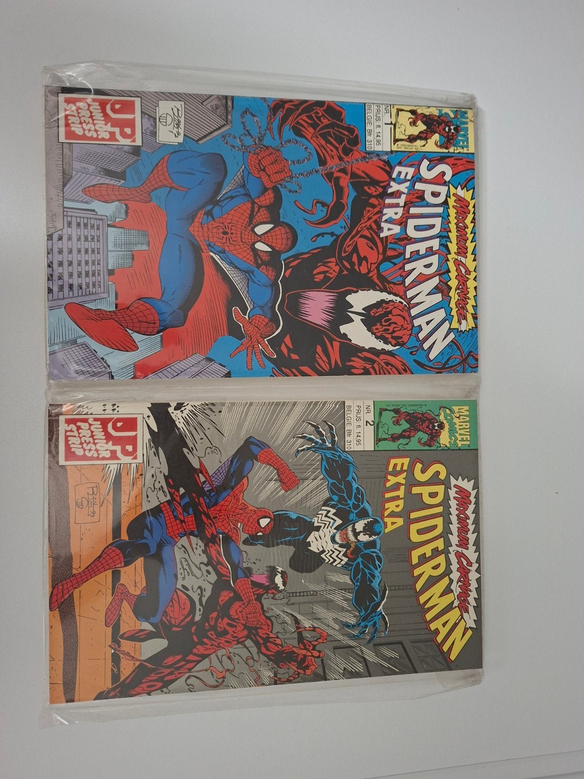 Spiderman Extra: Maximal Carnage - Deel 1 & 2 (Als nieuw), Meerdere stripboeken, Ophalen of Verzenden, Zo goed als nieuw