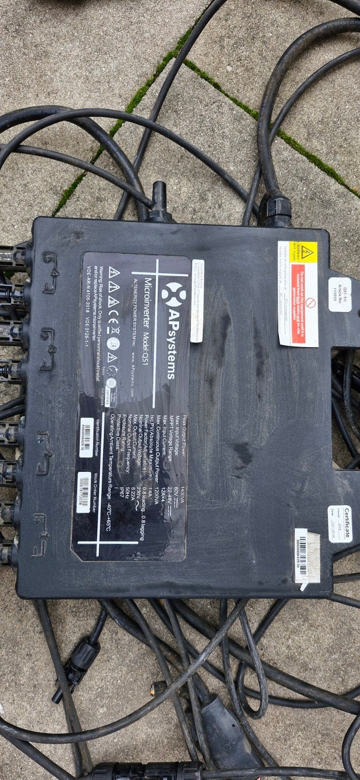 APS Micro Omvormer DS3-L, Ophalen, Gebruikt
