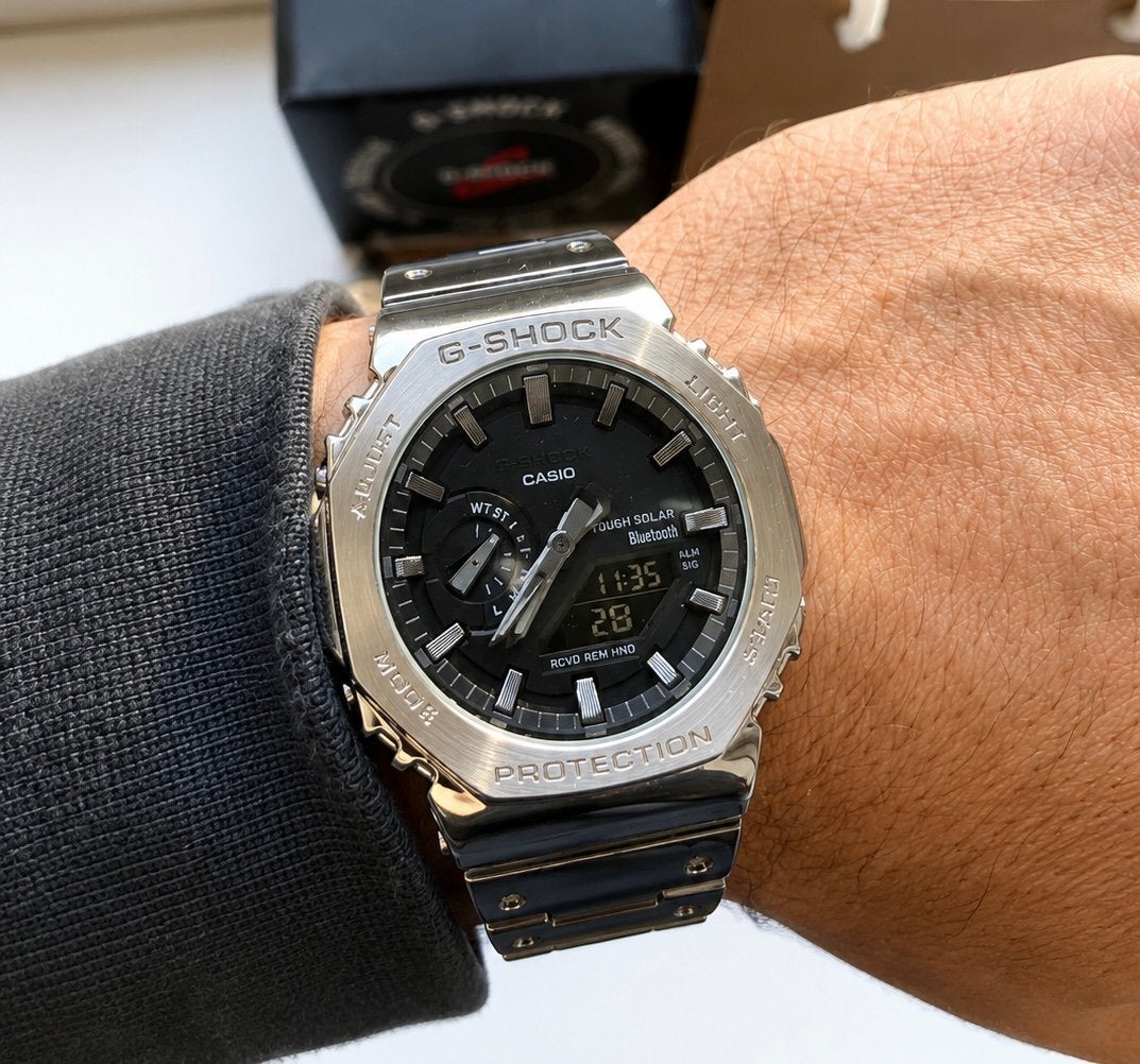 Casio G-Shock GM-B2100D – Zo goed als nieuw, Sieraden, Tassen en Uiterlijk, Ophalen, Casio, Polshorloge, Kunststof