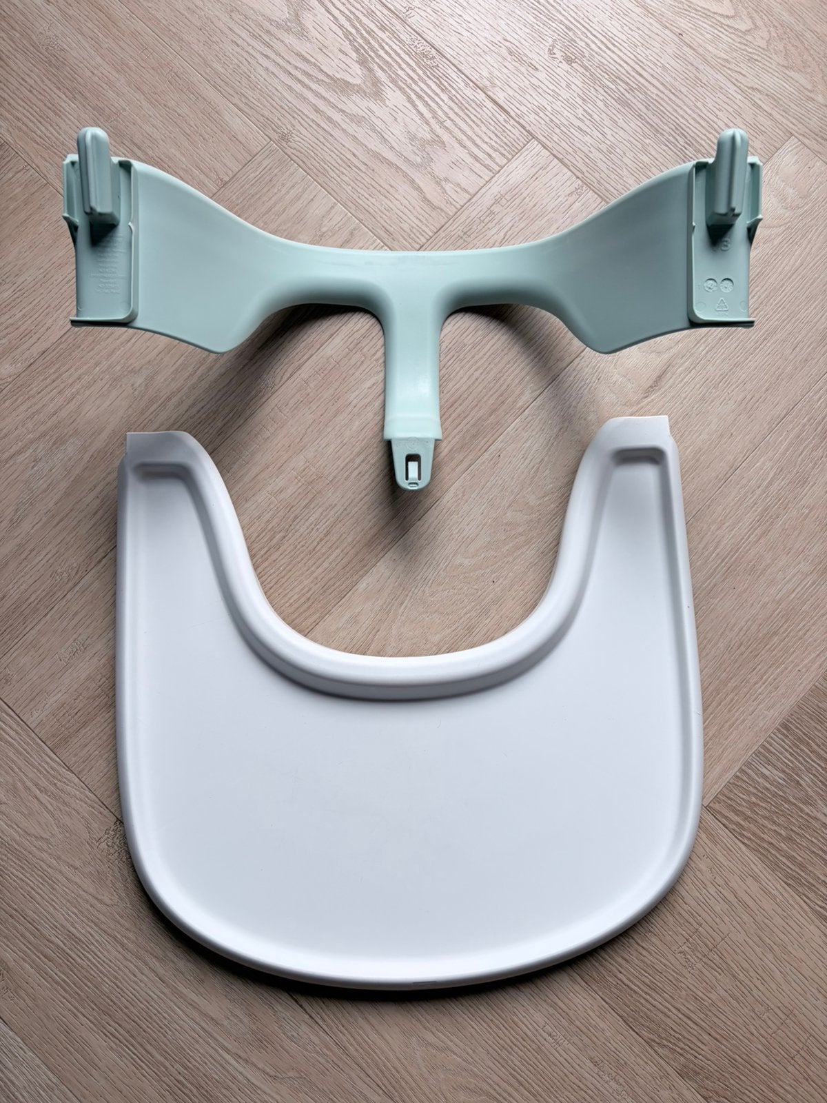 Stokke Tripp trapp tray en toebehoren incl kussensetje, Ophalen, Gebruikt, Meegroeistoel, Afneembaar eetblad