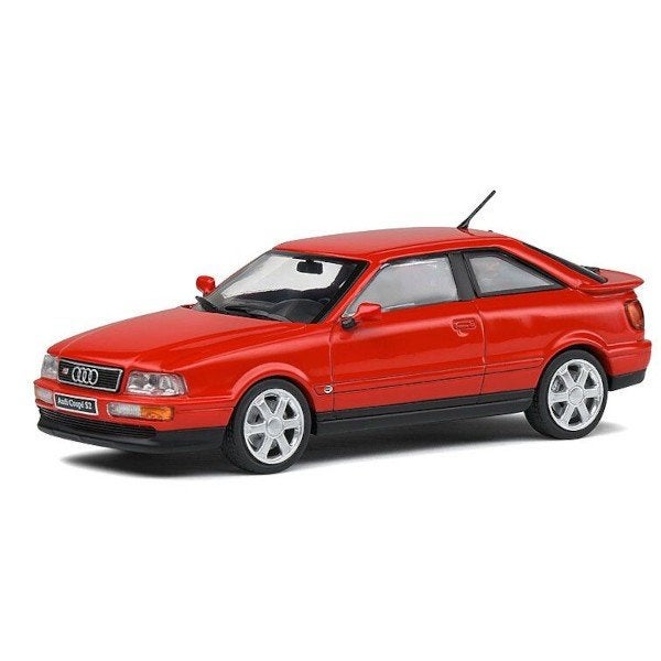 Audi Coupe S2 1992 Rood Schaal 1/43 Solido, Solido, Auto, Solido, Nieuw