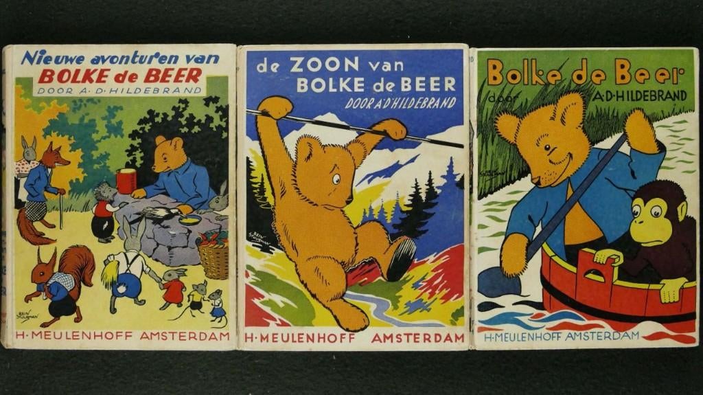 3x Bolke de Beer: originele jeugdboeken uit ca. 1943, Ophalen of Verzenden, Gelezen, Fictie algemeen