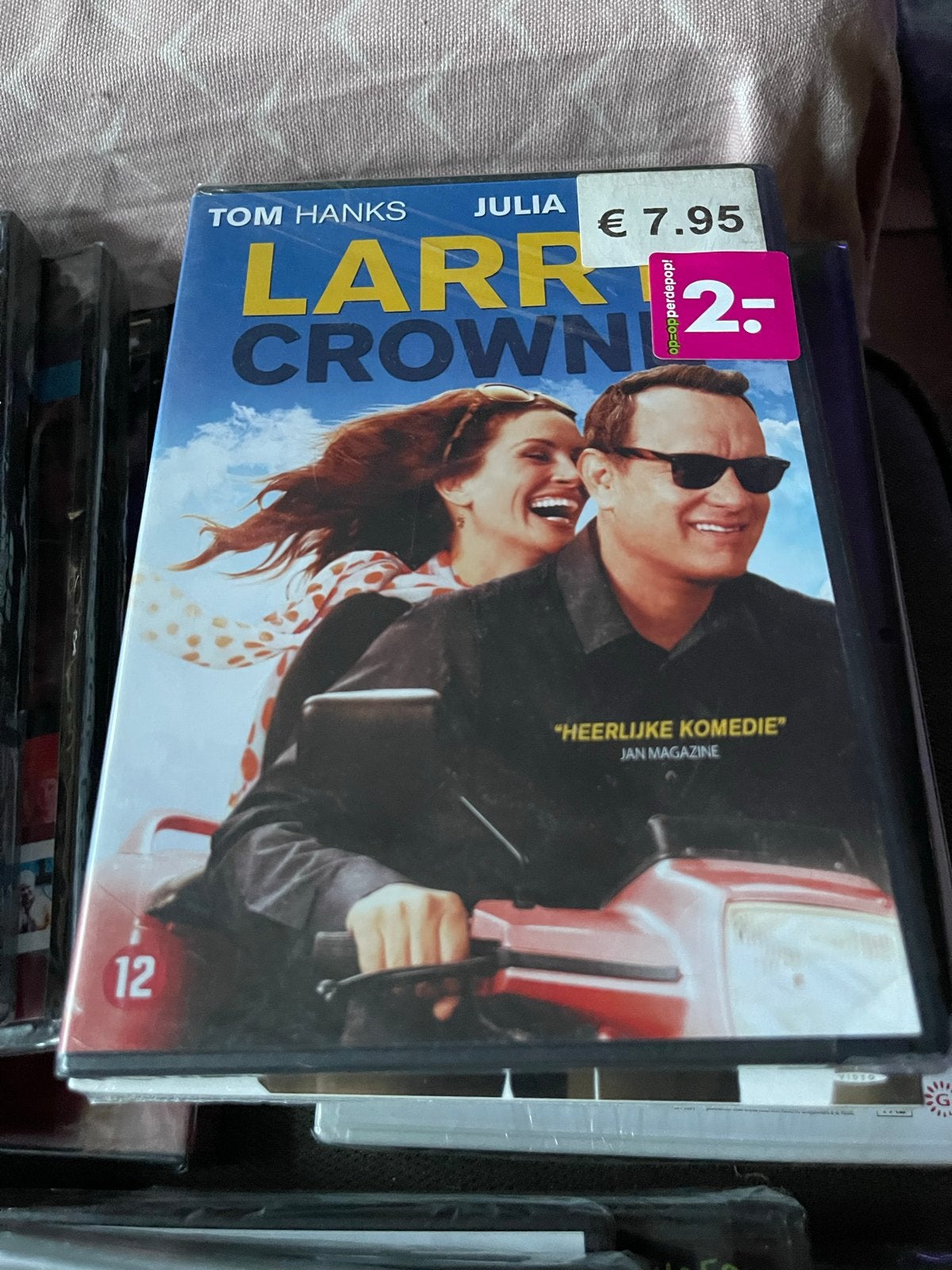 Larry Crowne DVD - Romantische in verpakking Hanks, Vanaf 12 jaar, Ophalen of Verzenden, Gebruikt, Romantische komedie