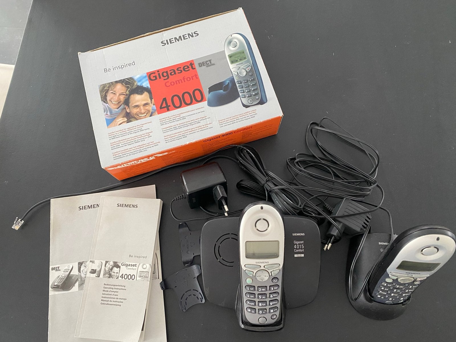 Siemens Gigaset Comfort 4000 DECT telefoonset, Telecommunicatie, Ophalen of Verzenden, Gebruikt, 2 handsets