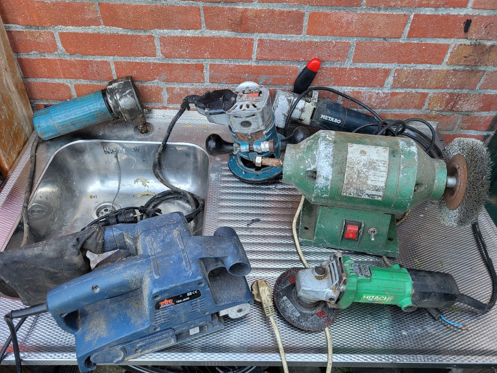 Electrische machines Metabo Hitachi enz, Ophalen