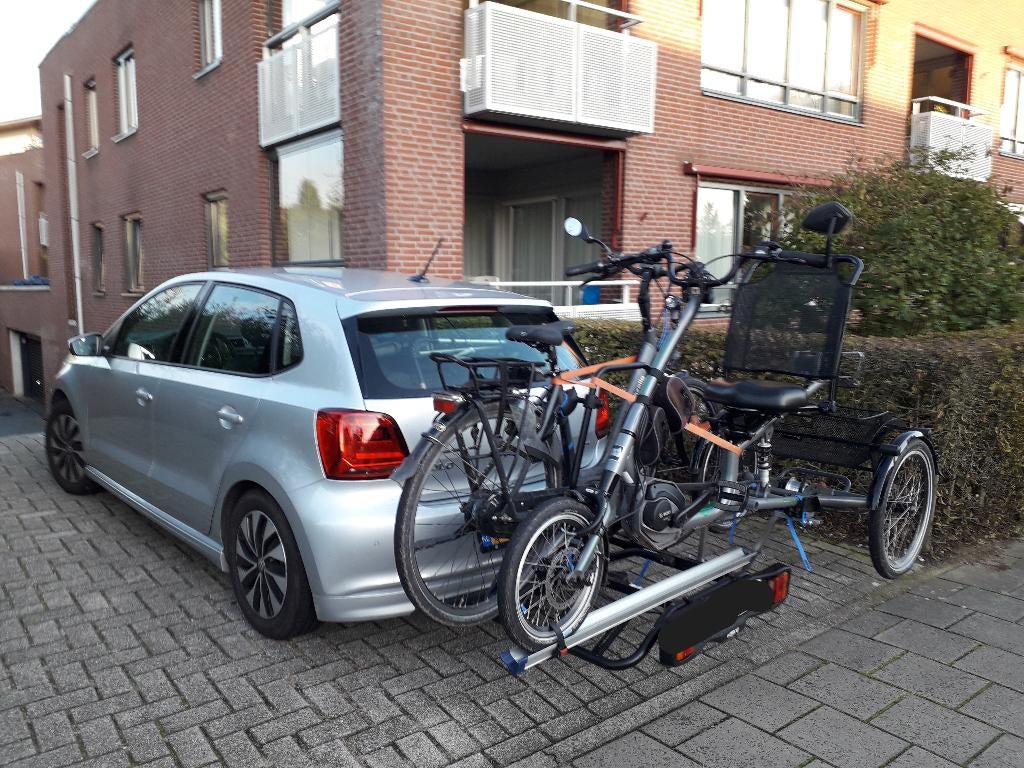Hapro fietsendrager, Ophalen, Zo goed als nieuw, 2 fietsen, Trekhaakdrager