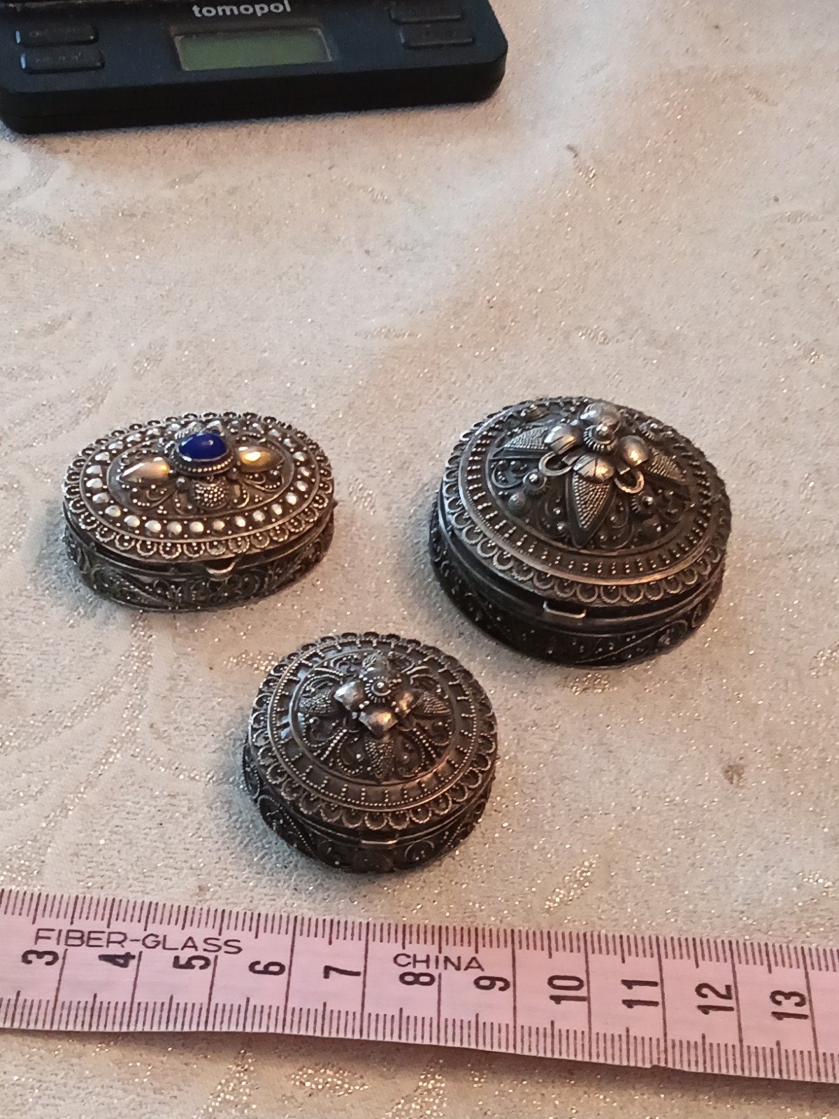 zilveren doosjes., Ophalen of Verzenden, Zilver