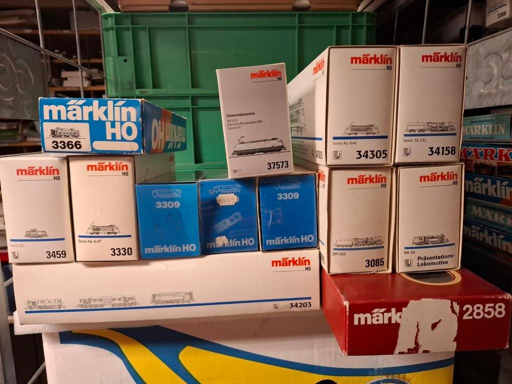 Div lege marklin lok dozen zonder binnenwerk of losse delen, Hobby en Vrije tijd, Modeltreinen | H0, Wisselstroom, Gebruikt, Locomotief
