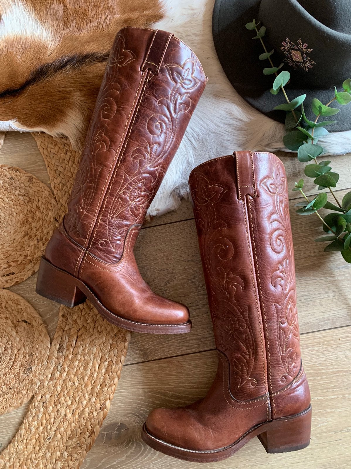 Buffalo retro boots blokhak 36 37 campus western boots, Kleding | Dames, Schoenen, Hoge laarzen, -, Ophalen of Verzenden, Zo goed als nieuw