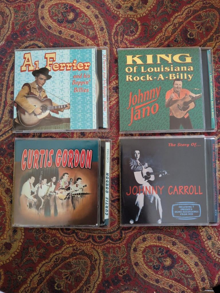 4 rock & roll / rockabilly cd's, Ophalen of Verzenden, Zo goed als nieuw, Rock-'n-Roll