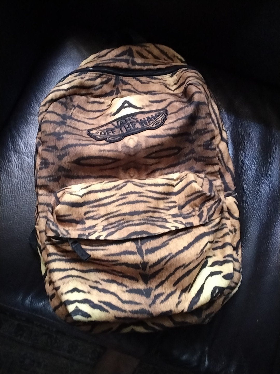 Vans Old Skool Classic Rugtas - Tijgerprint, Gebruikt, 25 tot 40 cm, Ophalen of Verzenden, Overige merken