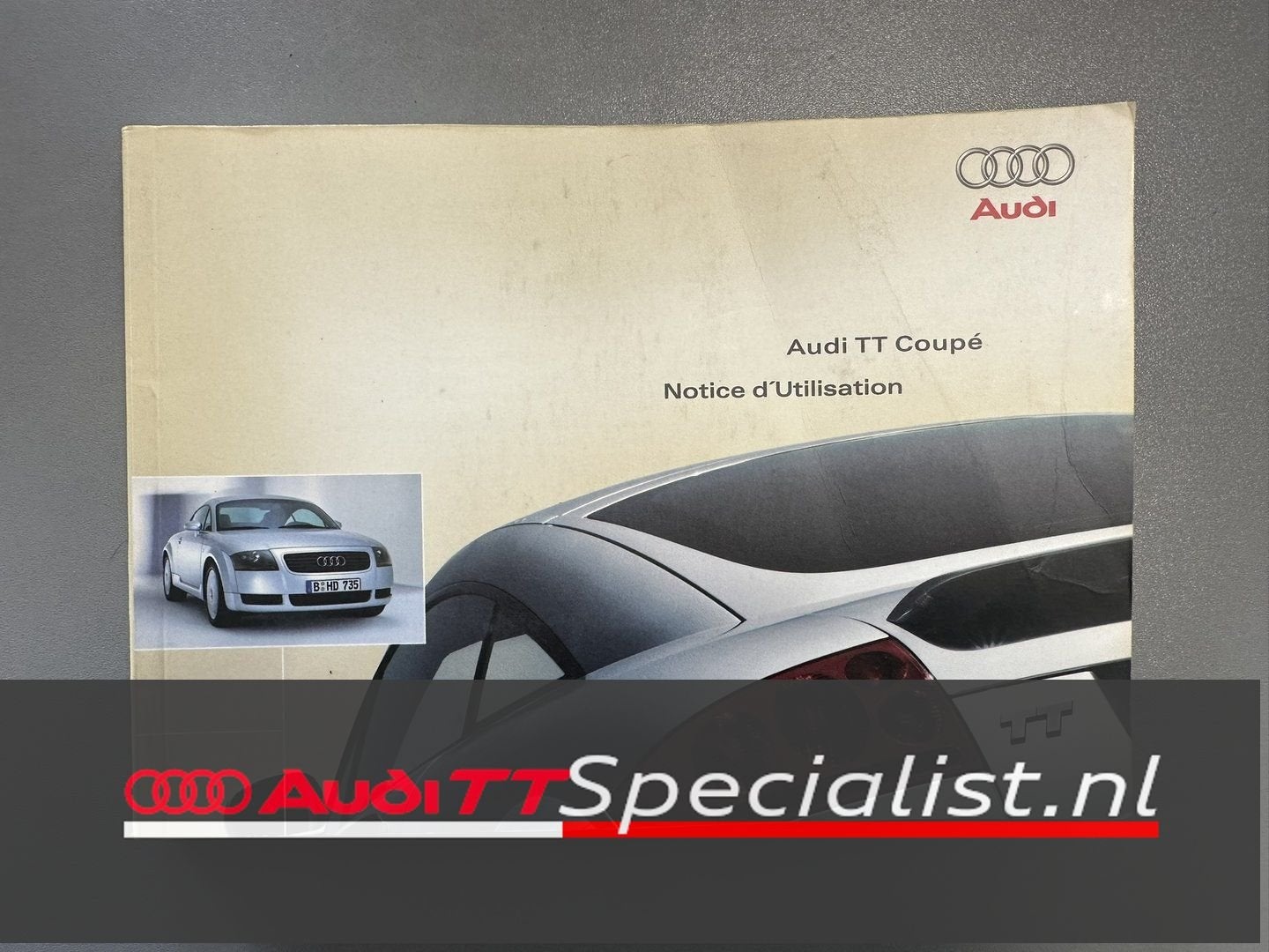 Instructieboekje orgineel FR Audi TT MK1 8N Coupé, Ophalen of Verzenden, Gelezen