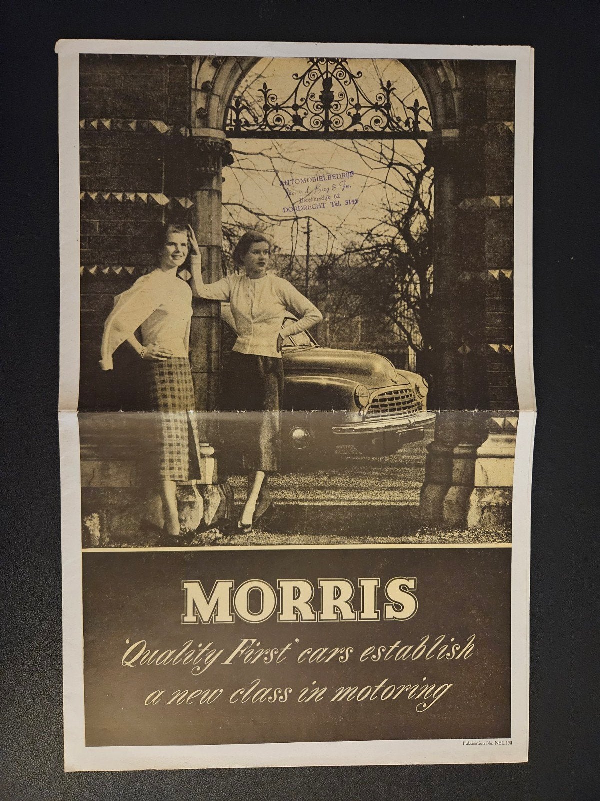 Brochure Morris 1951, Ophalen of Verzenden, Zo goed als nieuw, Overige merken