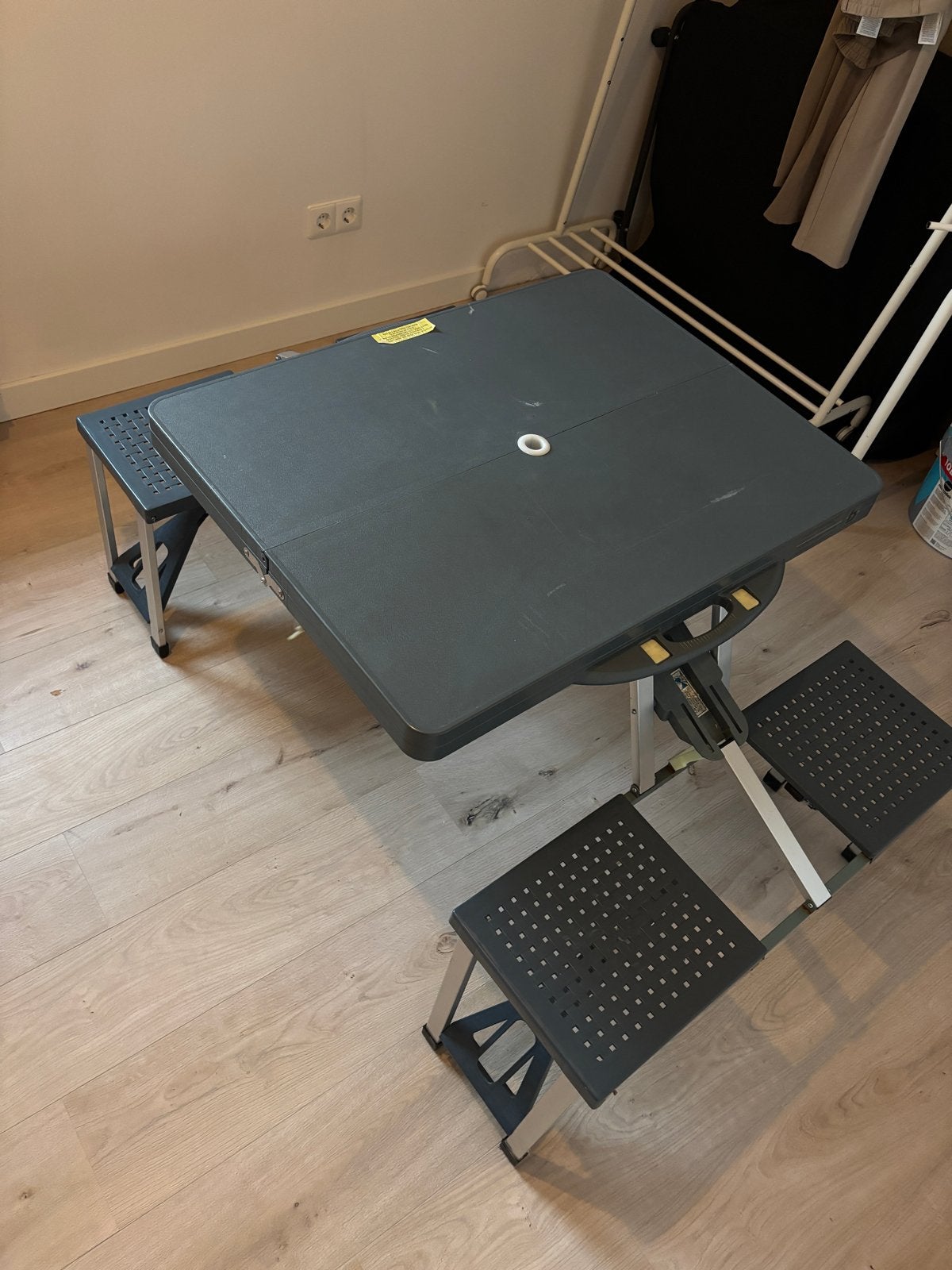 Opvouwbare Obelink picknick tafel, Caravans en Kamperen, Ophalen, Zo goed als nieuw, Campingtafel