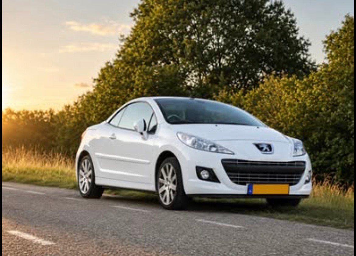 Mooie en zeer goed onderhouden peugeot 207cc, Voorwielaandrijving, 15 km/l, 4 cilinders, Cabriolet