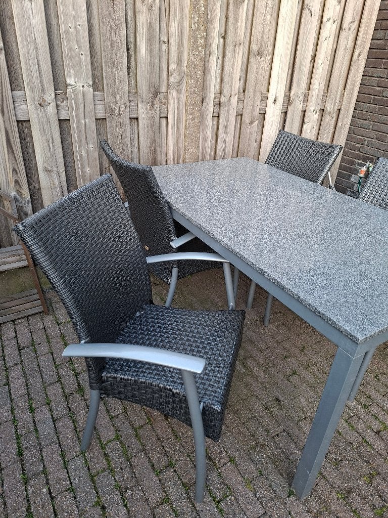 Tuinset, Tuin en Terras, Ophalen, Gebruikt, Tuinset, Eettafel