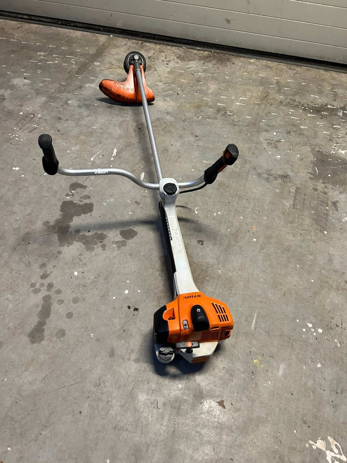 Stihl FS 460 bosmaaier met Harnas, Tuin en Terras, Ophalen of Verzenden, Gebruikt, Benzine