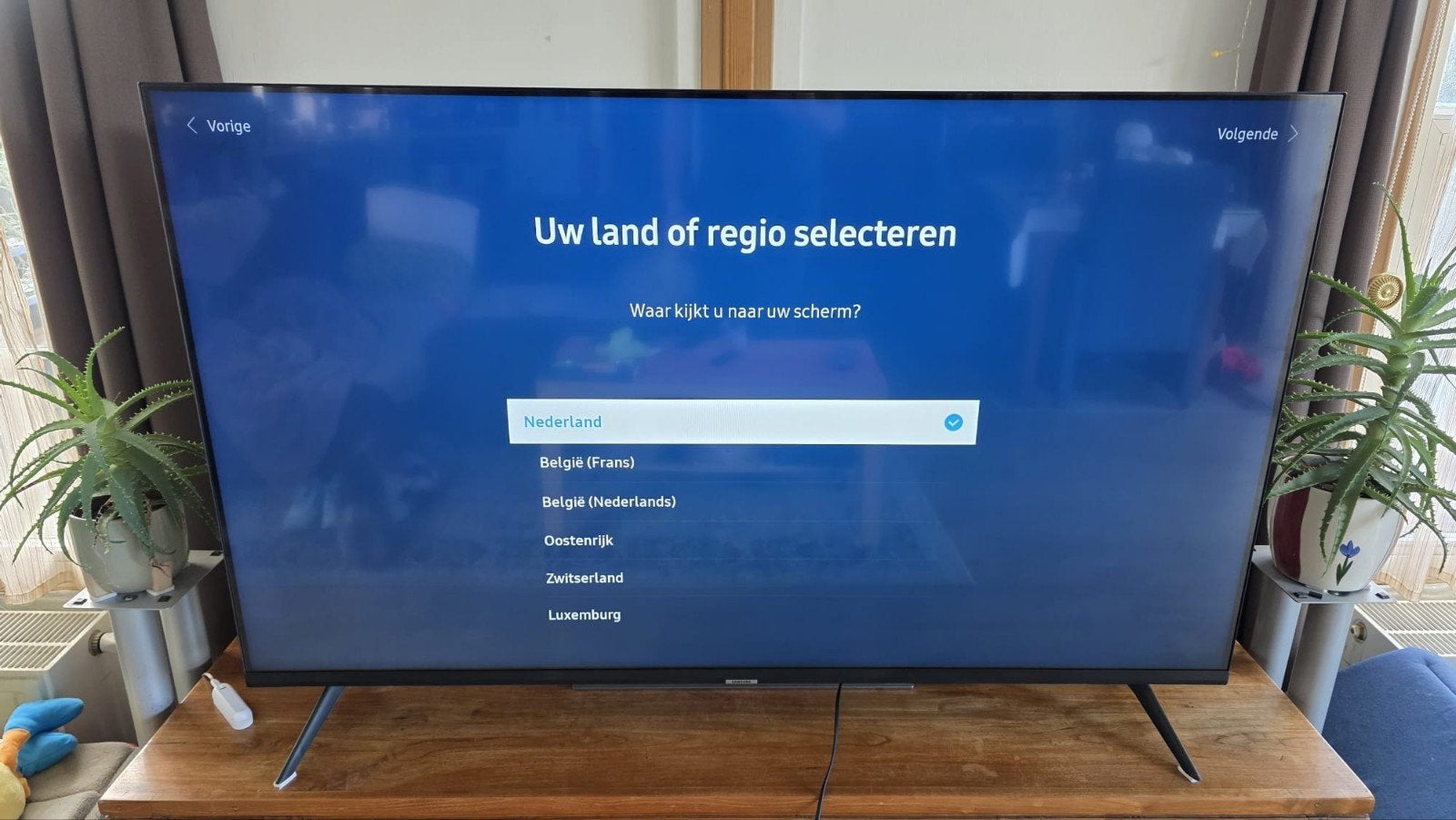 SAMSUNG CRYSTAL UHD 55 INCH Smart tv, top staat, Ophalen, 50 Hz, Zo goed als nieuw, Samsung