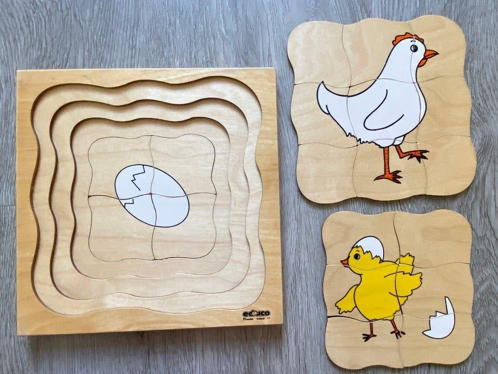 Educo lagenpuzzel, Ophalen of Verzenden, Gebruikt