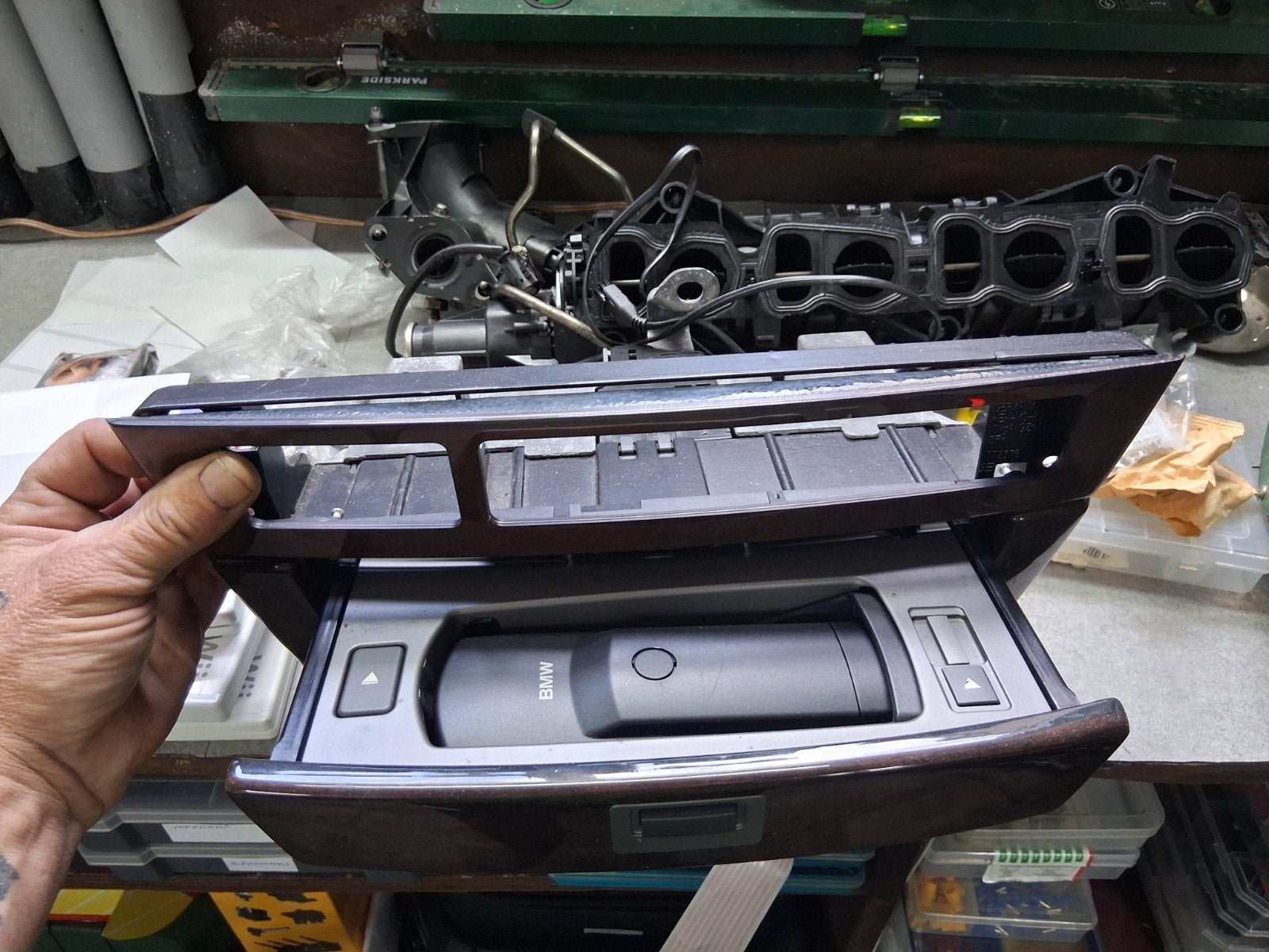 BMW  e65 Parrot Carkit Telefoonconsole, Ophalen of Verzenden, Gebruikt