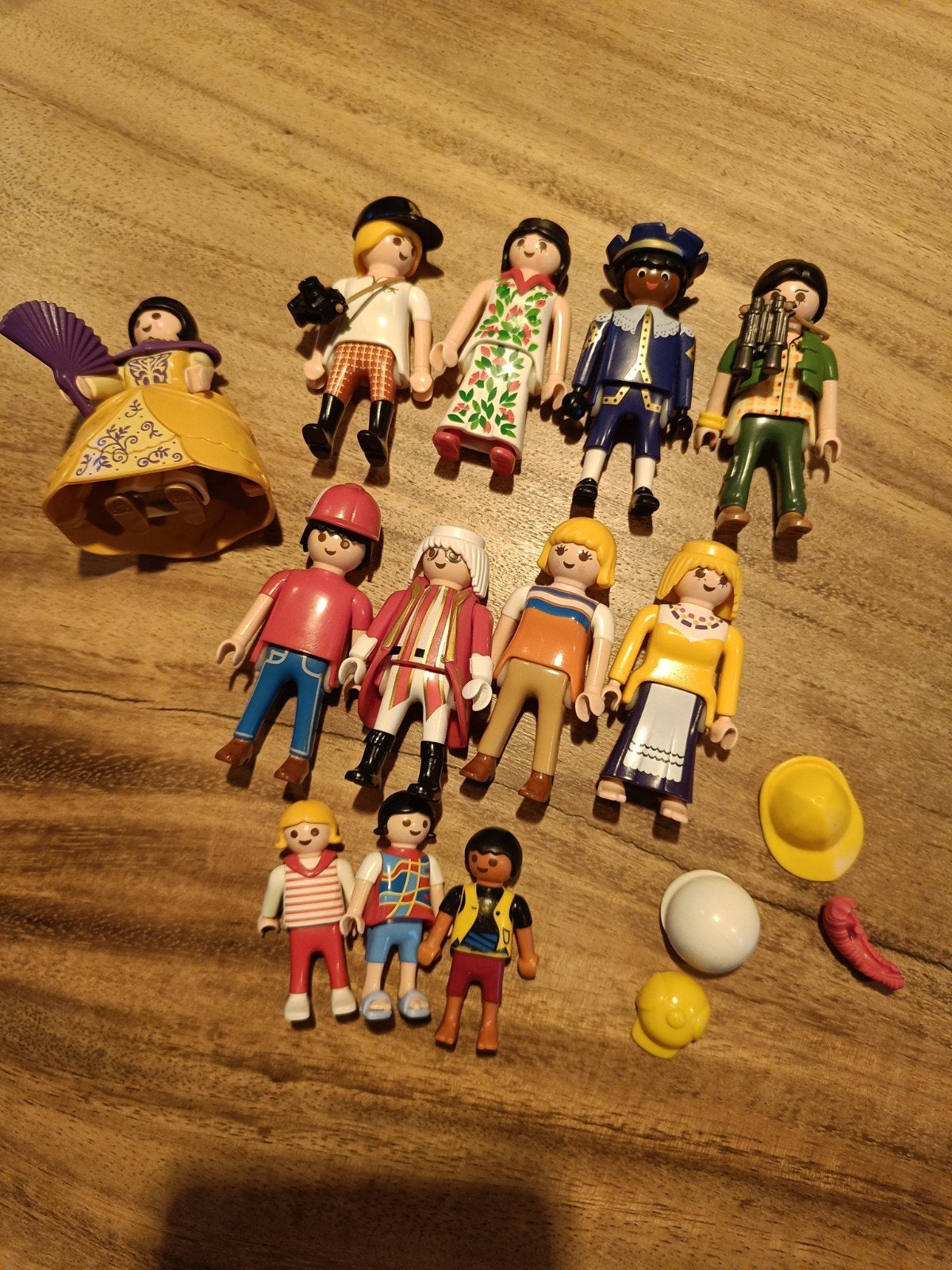 collectie playmobil poppetjes, coaching/familie opstelling, Ophalen of Verzenden, Zo goed als nieuw, Losse onderdelen, Figuren