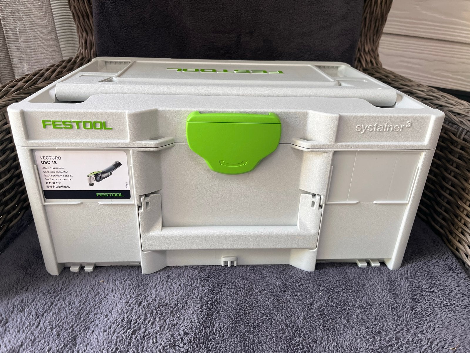Festool Systainer met inlay voor Vecturo OSC 18 (zonder mach, Ophalen of Verzenden, Nieuw, Gereedschapsopslag, Festool