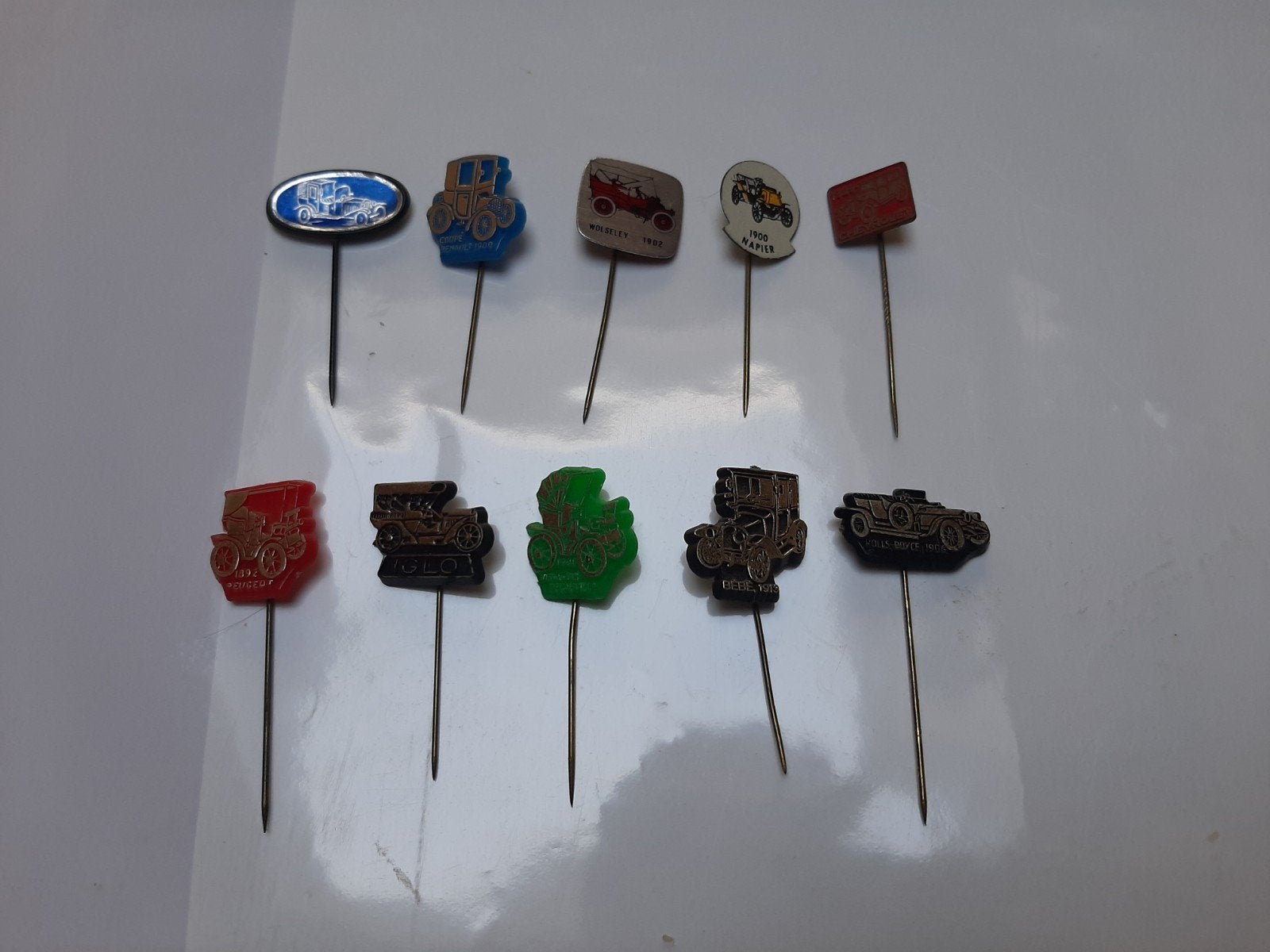 Auto oldtimer speldjes, Ophalen of Verzenden, Gebruikt, Overige onderwerpen, Speldje of Pin