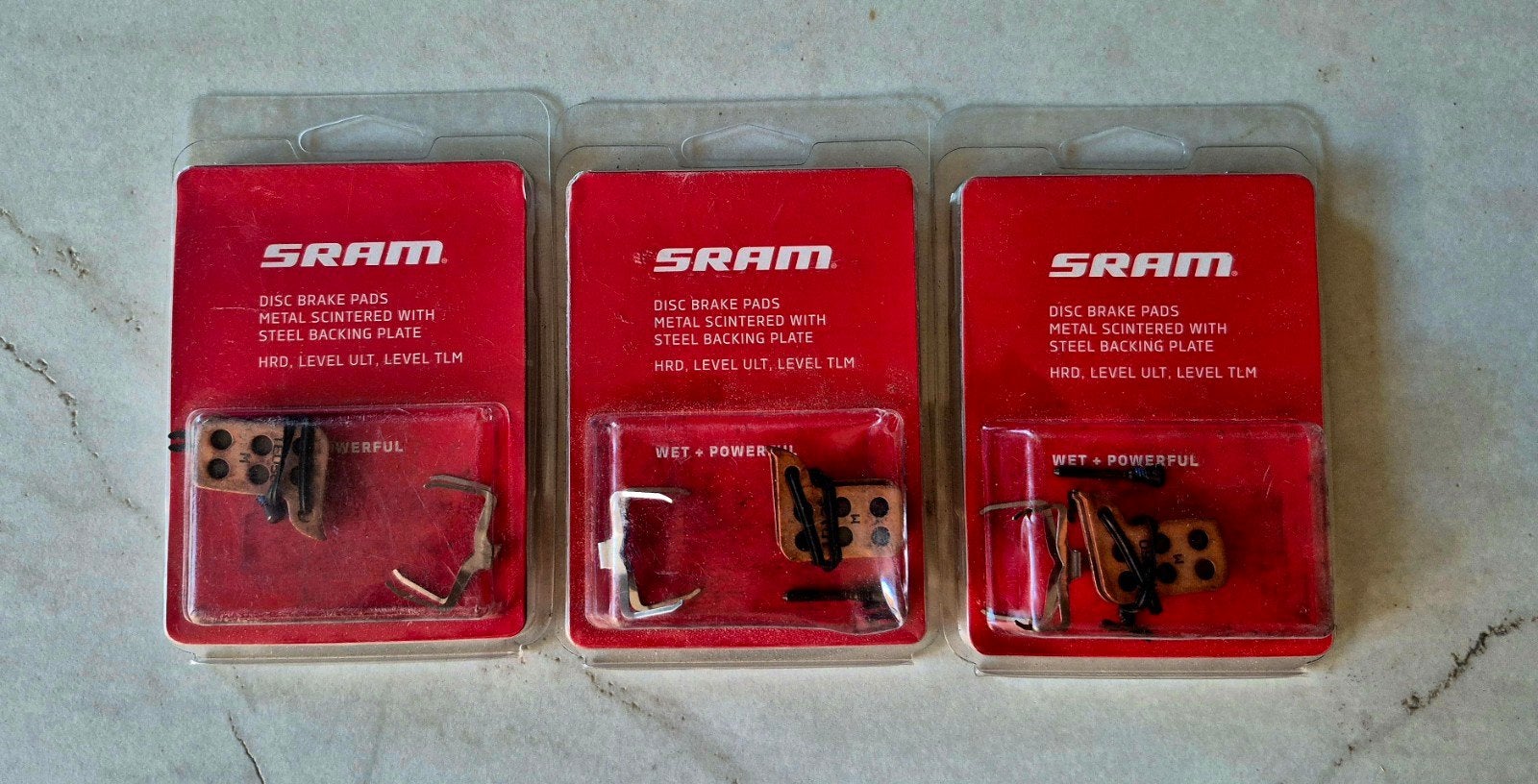 3x SRAM Sintered Remblokjes MTB - Nieuw in verpakking, Fietsen en Brommers, Remmen, Overige materialen, Nieuw, Ophalen of Verzenden