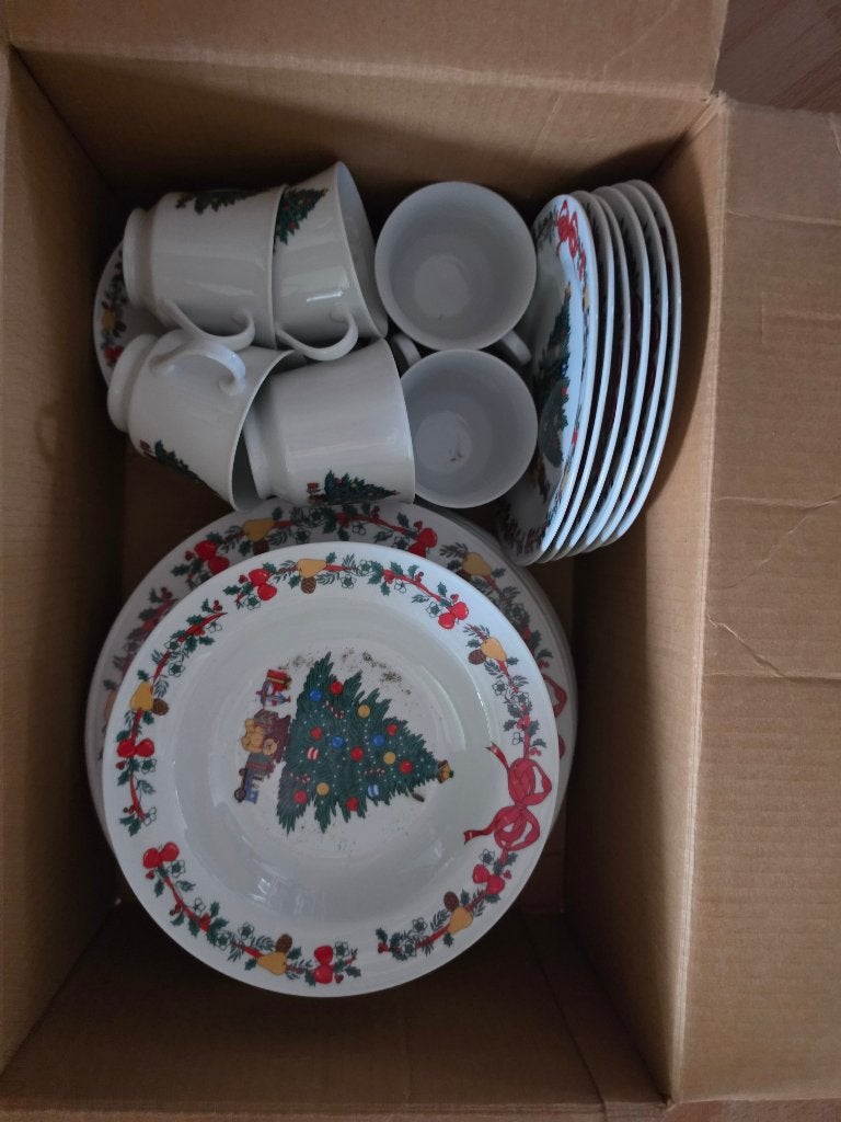 Kerst servies, Ophalen, Gebruikt, Overige stijlen, Porselein