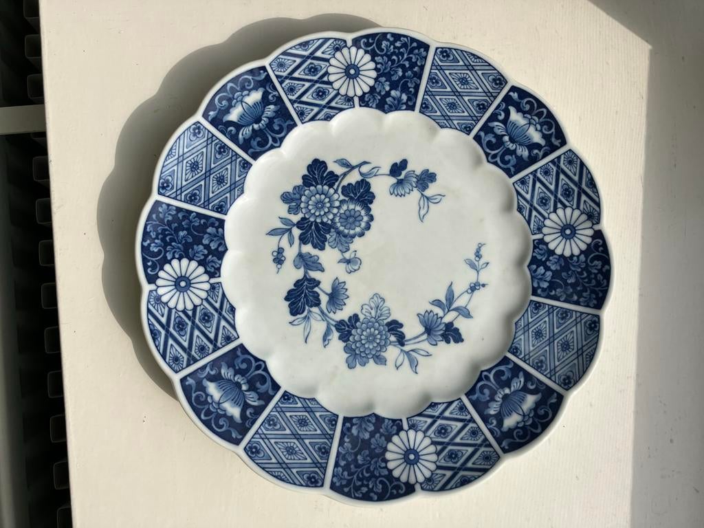 Decoratief Japans bord - Blue Imari - 27 cm, Ophalen of Verzenden