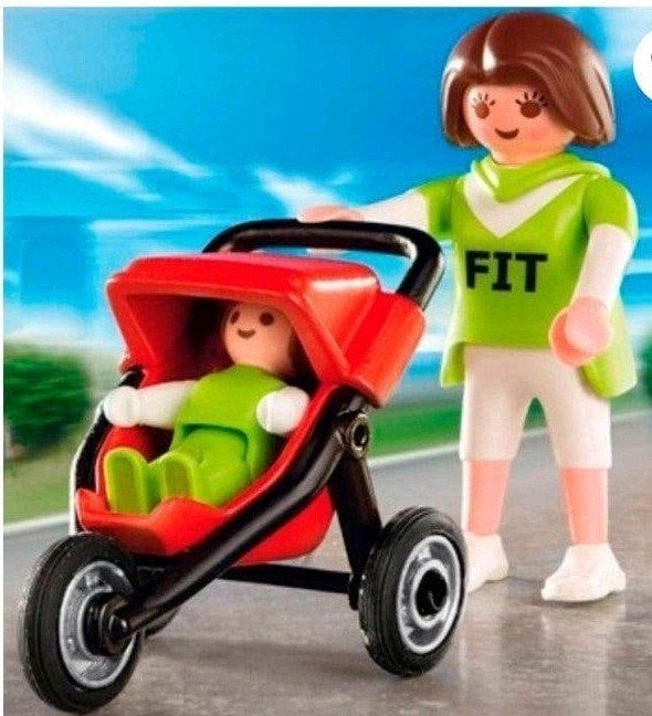 Mama met Baby in de Buggy 4697, Ophalen of Verzenden, Nieuw