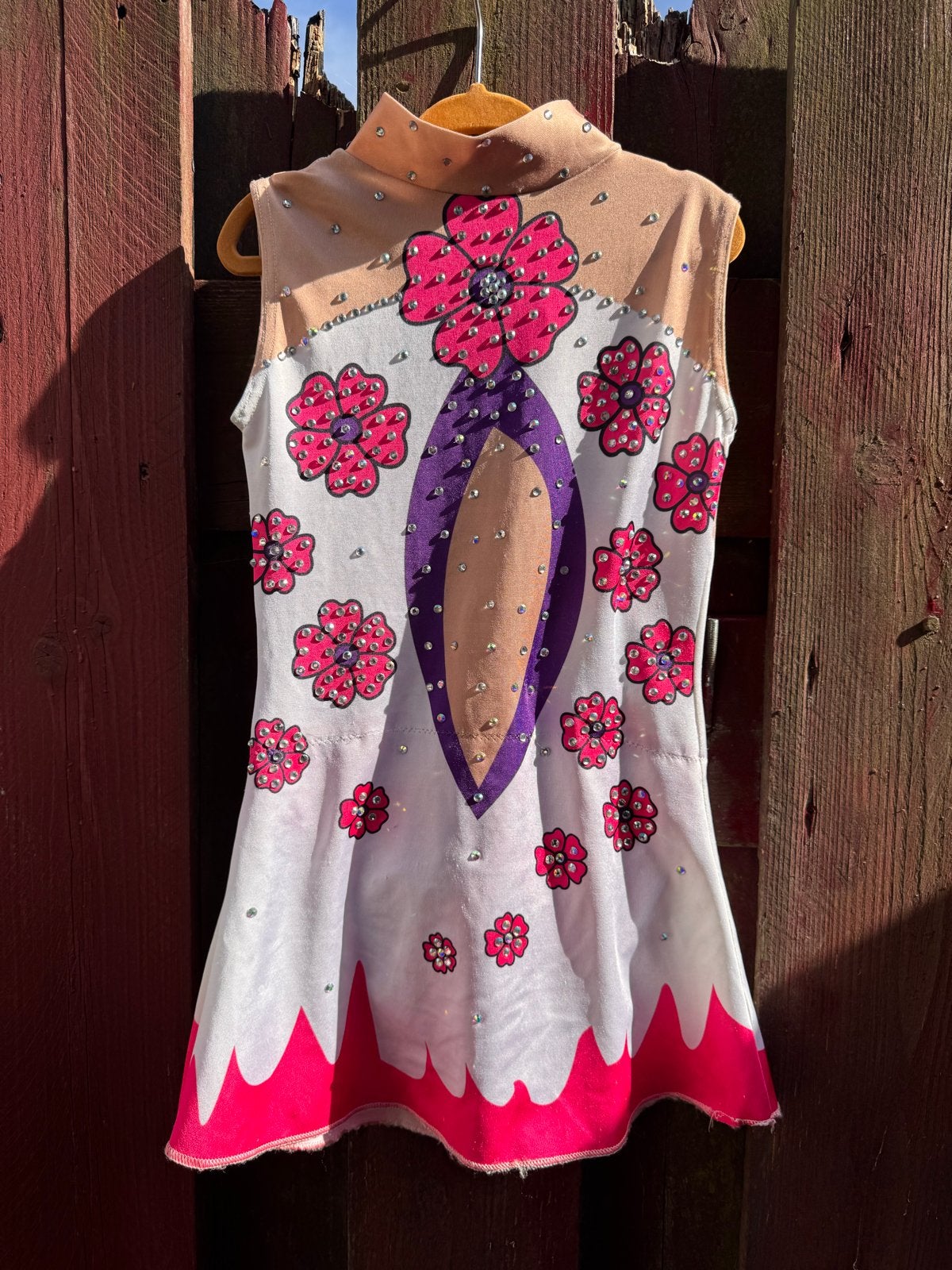 Leotard ritmische gymnastiek kunstschaatsen twirlen, Kleding | Dames, Overige typen, Zo goed als nieuw, Maat 34 (XS) of kleiner