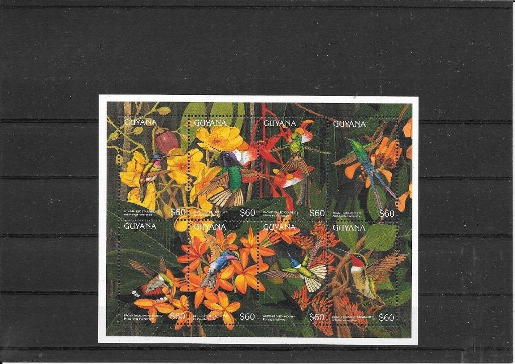 Guyana vogels, Ophalen of Verzenden, Postfris, Zuid-Amerika