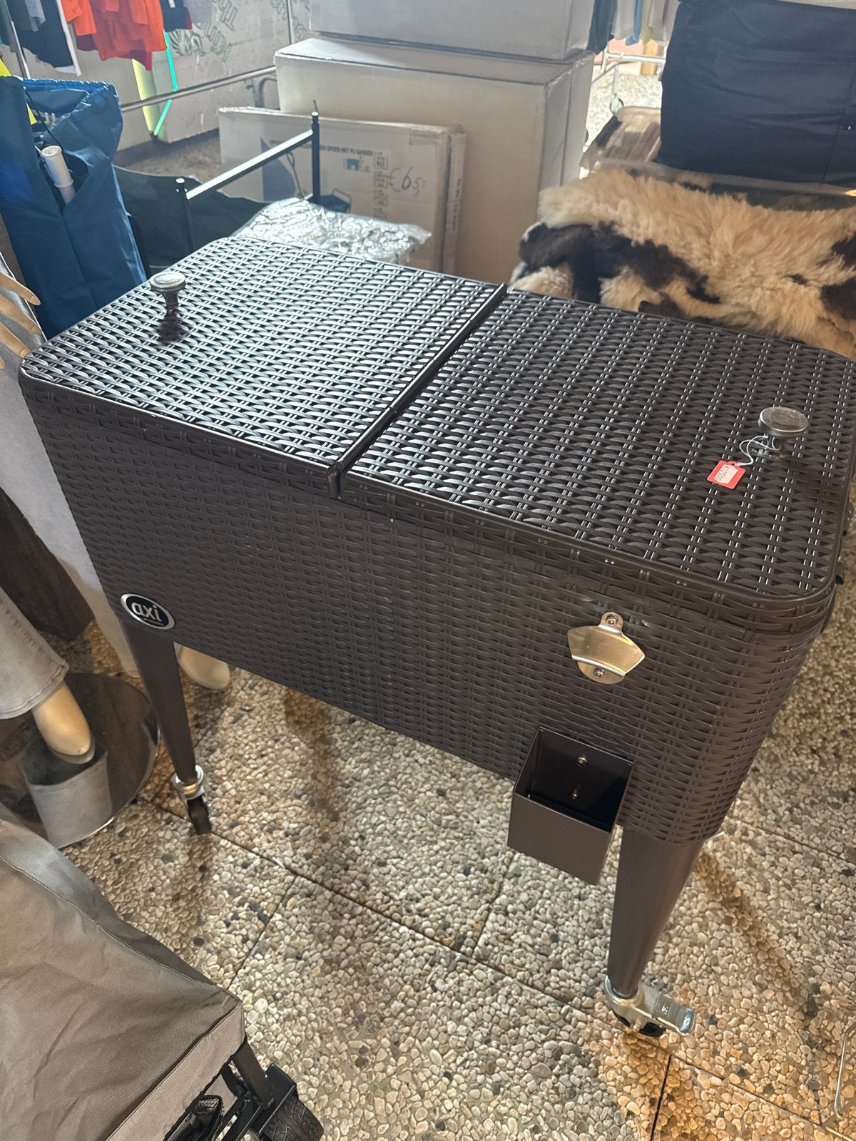 Nieuwe AXI Koelbox op wielen - Perfect voor buiten!, Ophalen of Verzenden, Nieuw, Koelbox, Koelelement