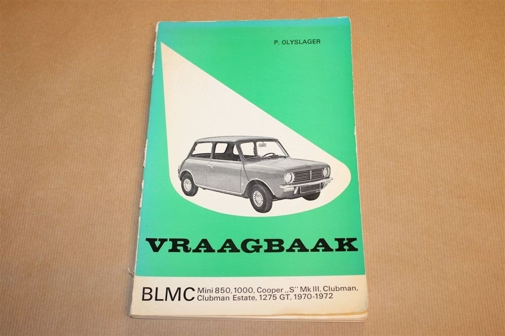 Vraagbaak BLMC Mini — Onderhoud & Reparatie Gids 1974, Ophalen of Verzenden