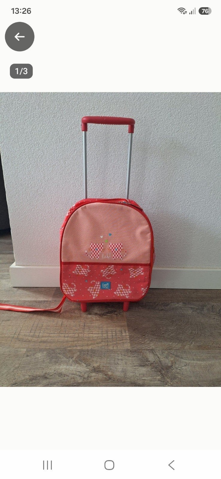 Lief! Kinderkoffertje / Trolley - Zo goed als nieuw, Ophalen of Verzenden, Zo goed als nieuw