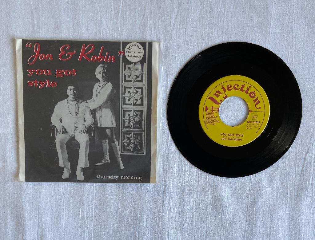 jon & robin - you got style, 7 inch, Single, Ophalen of Verzenden, Zo goed als nieuw