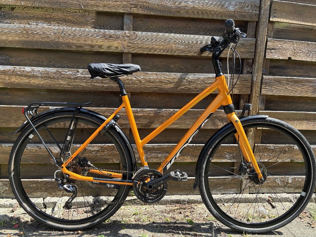 Koga F3 5.1 D53  Sportieve damesfiets Shimano Deore SLX, Ophalen, 28 inch, Velgrem, 56 cm of meer