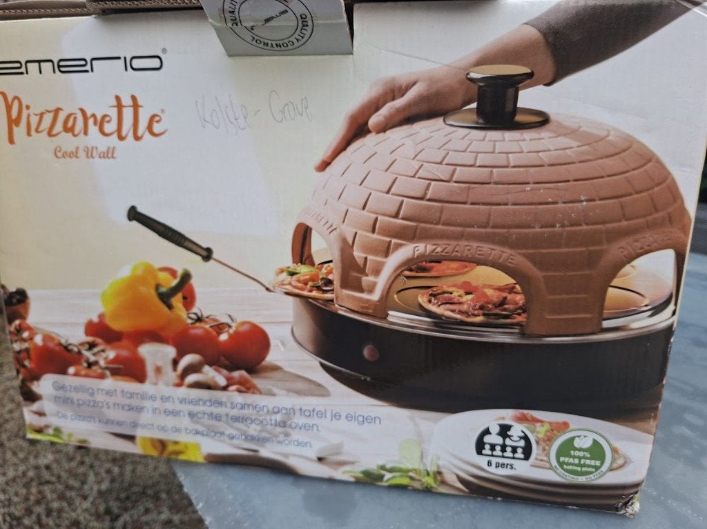 pizzarette 6 pers., Ophalen of Verzenden, Zo goed als nieuw
