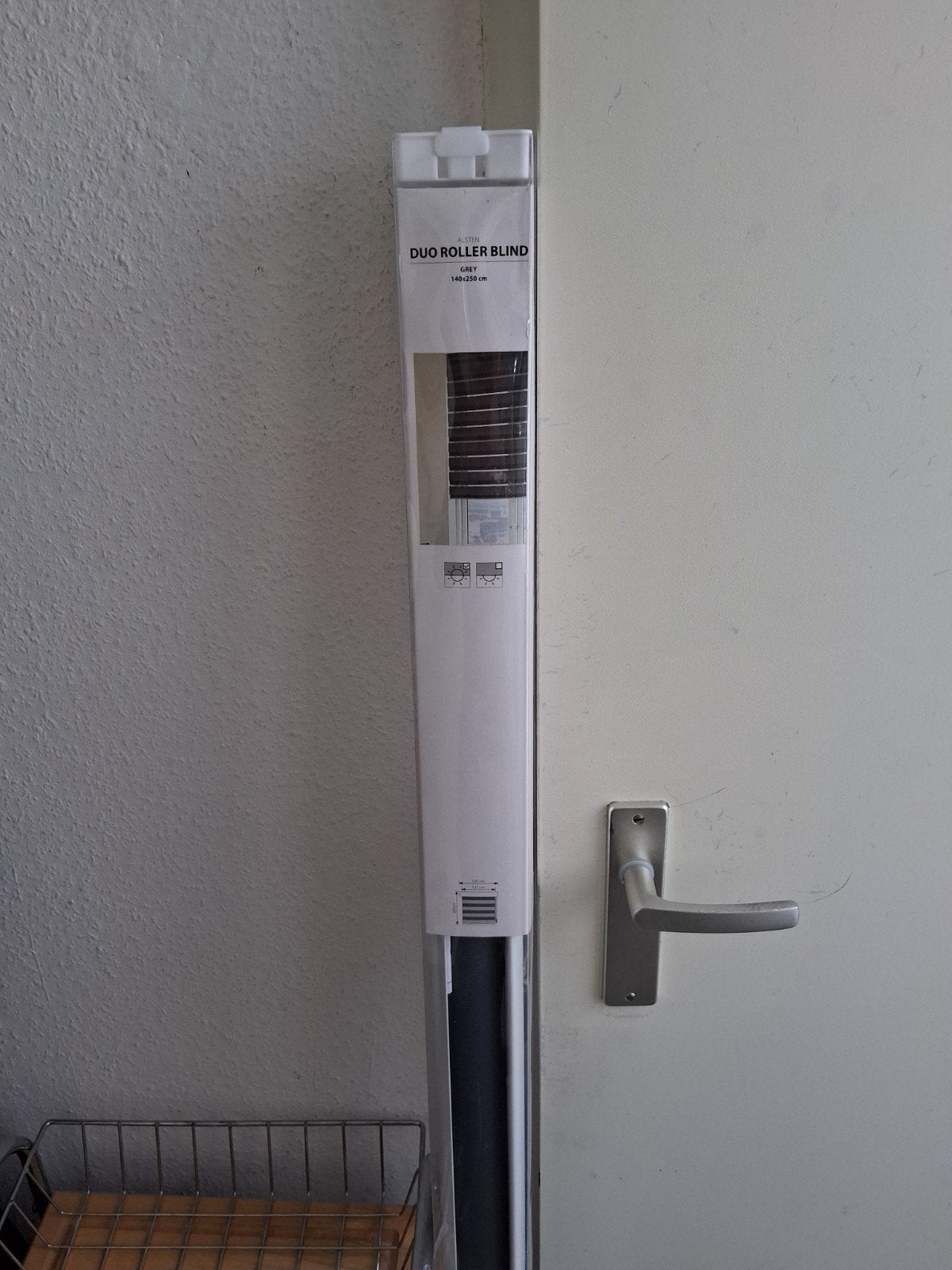 nieuw duo rolgordijn 140 bij 250 grijs, Ophalen, Duo rolgordijn, Rolgordijn, Nieuw